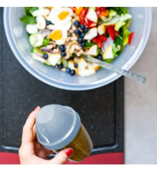 WESTMARK MIX-EGG Kubek do mieszania shaker 0,25 l, niebieski