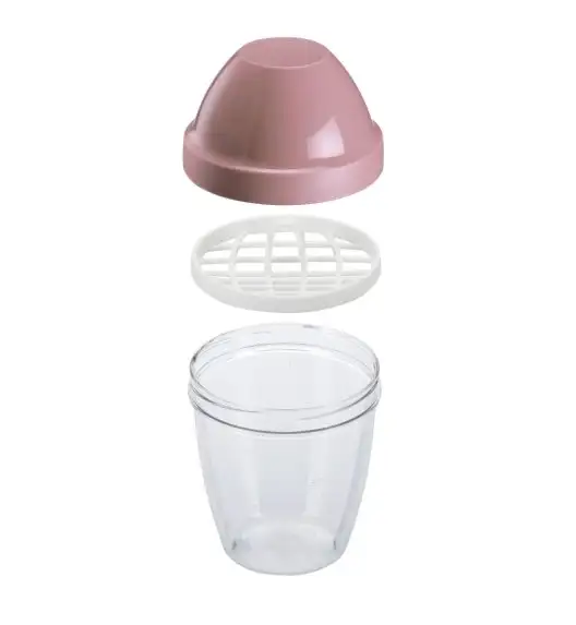 WESTMARK MIX-EGG Kubek do mieszania shaker 0,25 l, różowy
