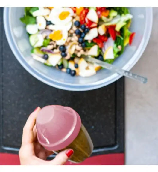 WESTMARK MIX-EGG Kubek do mieszania shaker 0,25 l, różowy