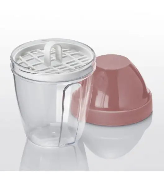 WESTMARK MIX-EGG Kubek do mieszania shaker 0,25 l, różowy