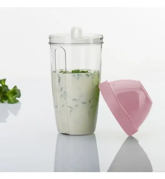 WESTMARK MAXI Kubek do mieszania shaker 0,5 l różowy