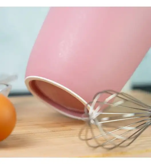 WESTMARK Miska do ubijania z dwuczęściową pokrywką 1 l różowo-biała