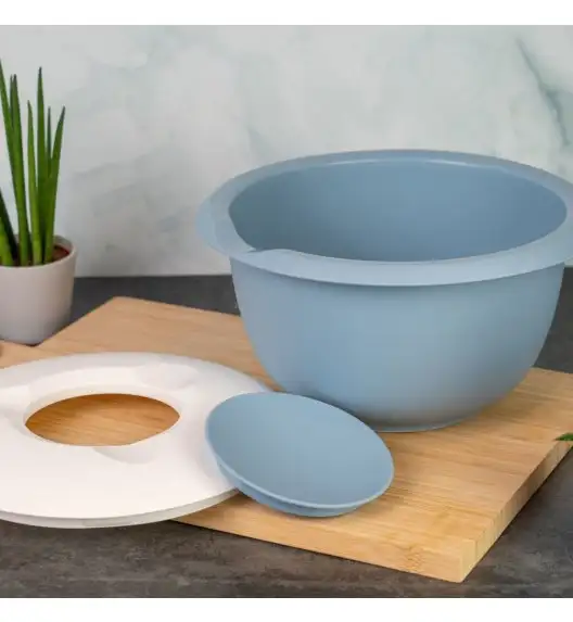 WESTMARK Miska do mieszania z dwuczęściową pokrywką, 2,5 l, niebieski/biały