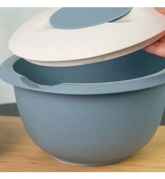 WESTMARK Miska do mieszania z dwuczęściową pokrywką, 2,5 l, niebieski/biały