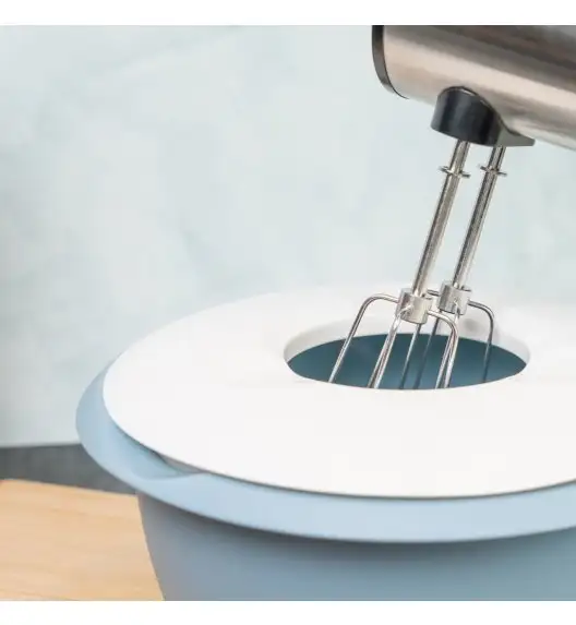 WESTMARK Miska do mieszania z dwuczęściową pokrywką, 2,5 l, niebieski/biały