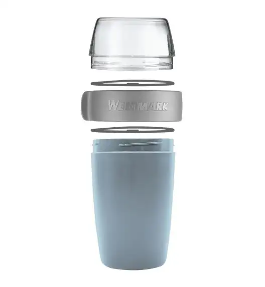 WESTMARK Kubek na musli płatki jogurt owoce 700 ml niebieski