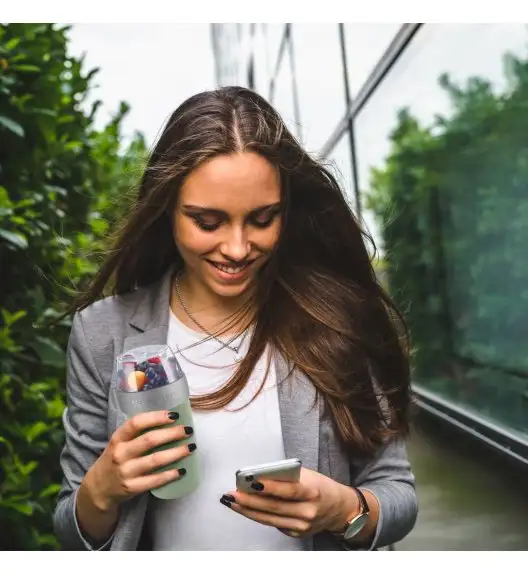 WESTMARK Kubek na musli płatki jogurt owoce 700 ml zielony