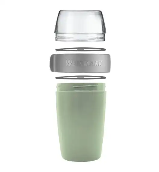 WESTMARK Kubek na musli płatki jogurt owoce 700 ml zielony