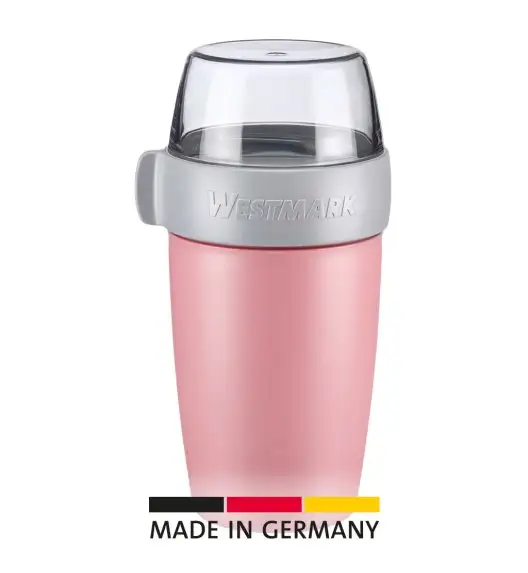 WESTMARK Kubek na musli płatki jogurt owoce 700 ml różowy