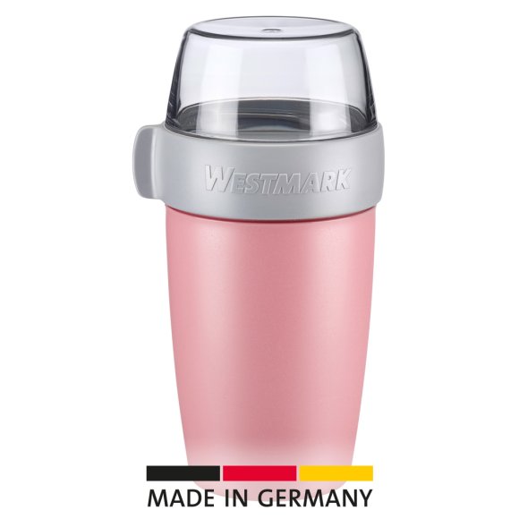 WESTMARK Kubek na musli płatki jogurt owoce 700 ml różowy