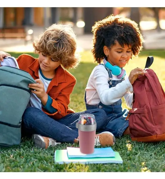 WESTMARK Kubek na musli płatki jogurt owoce 700 ml różowy