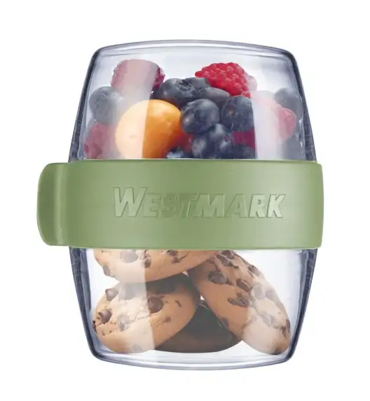 WESTMARK MINI Pocketbox pojemnik na przekąski 400 ml miętowo-zielony