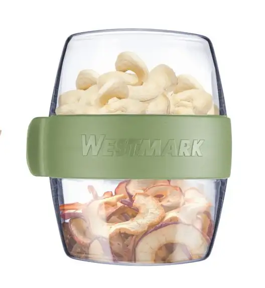 WESTMARK MAXI Pocketbox pojemnik na przekąski 700 ml, miętowo-zielony