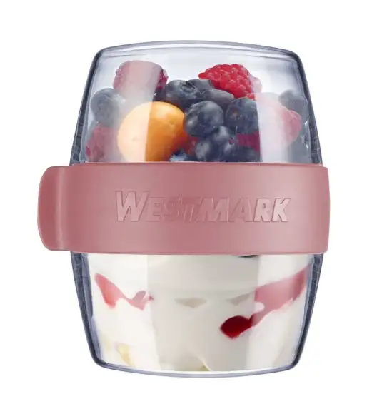 WESTMARK MAXI Pocketbox pojemnik na przekąski 700 ml, różowy