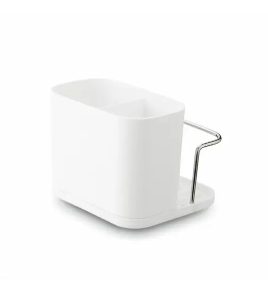 TADAR CLEAN OCIEKACZ NA SZTUĆCE BIAŁY 2 KOMORY Z PODSTAWKĄ 13,5x12x10,8 CM