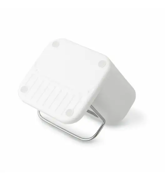 TADAR CLEAN OCIEKACZ NA SZTUĆCE BIAŁY 2 KOMORY Z PODSTAWKĄ 13,5x12x10,8 CM