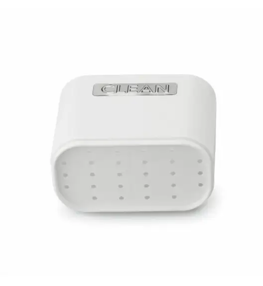 TADAR CLEAN OCIEKACZ NA SZTUĆCE BIAŁY 2 KOMORY Z PODSTAWKĄ 13,5x12x10,8 CM