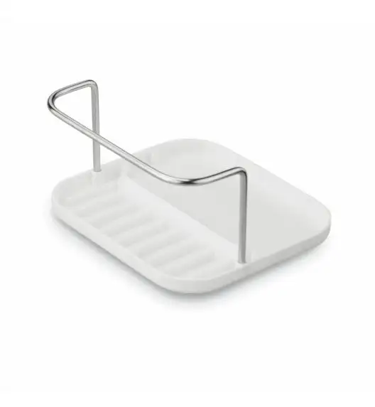 TADAR CLEAN OCIEKACZ NA SZTUĆCE BIAŁY 2 KOMORY Z PODSTAWKĄ 13,5x12x10,8 CM