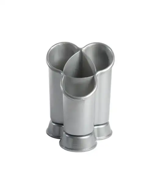 TADAR | PLASTIC FORTE TREBOL OCIEKACZ/POJEMNIK NA SZTUĆCE SREBRNY