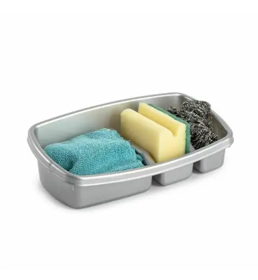 TADAR SIMPLY ORGANIZER KUCHENNY 14x26x8 CM SREBRNY