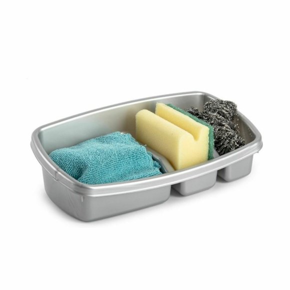 TADAR SIMPLY ORGANIZER KUCHENNY 14x26x8 CM SREBRNY