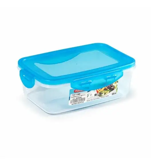 TADAR | PLASTIC FORTE POJEMNIK PLASTIKOWY PROSTOKĄTNY 800 ML 18,5x13x6 CM MIX KOLORÓW