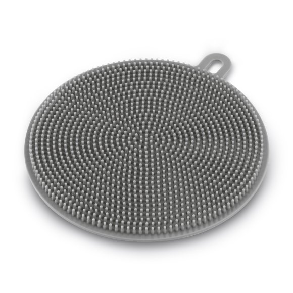 TADAR SILIKONOWA MYJKA/SZCZOTKA 10,5 CM SZARA
