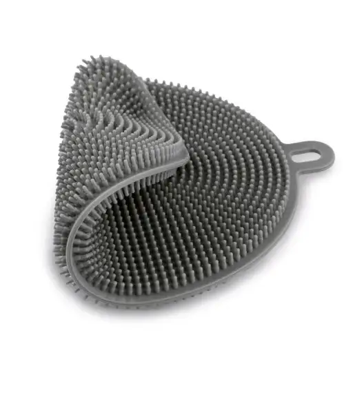 TADAR SILIKONOWA MYJKA/SZCZOTKA 10,5 CM SZARA
