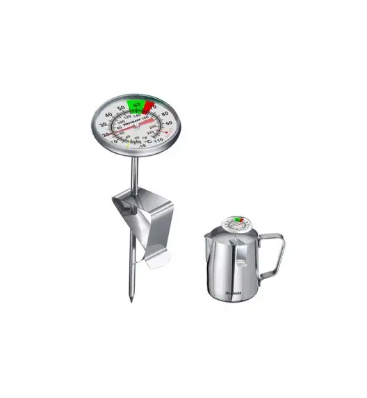 WESTMARK Termometr do mleka z klipsem na garnek / stal nierdzewna