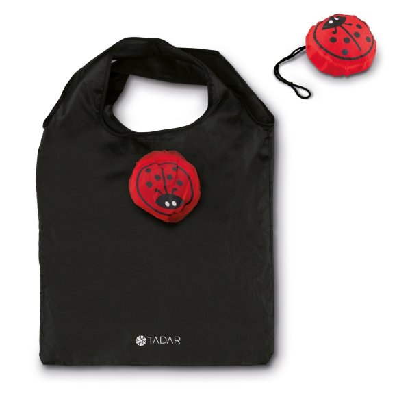 TADAR TORBA ZAKUPOWA BIEDRONKA 35x50 CM SKŁADANA
