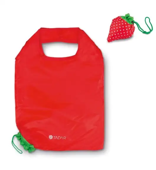 TADAR TORBA ZAKUPOWA TRUSKAWKA 35x50 CM SKŁADANA