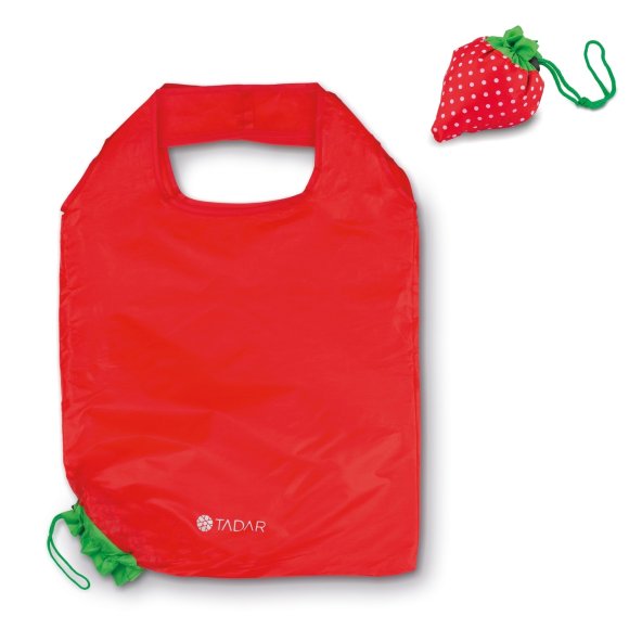 TADAR TORBA ZAKUPOWA TRUSKAWKA 35x50 CM SKŁADANA