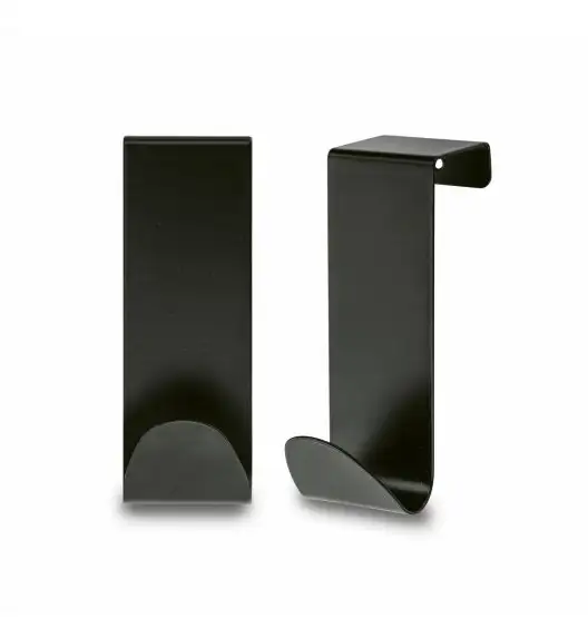 TADAR WIESZAK NA DRZWI 2 SZT. CZARNY 7,5 CM