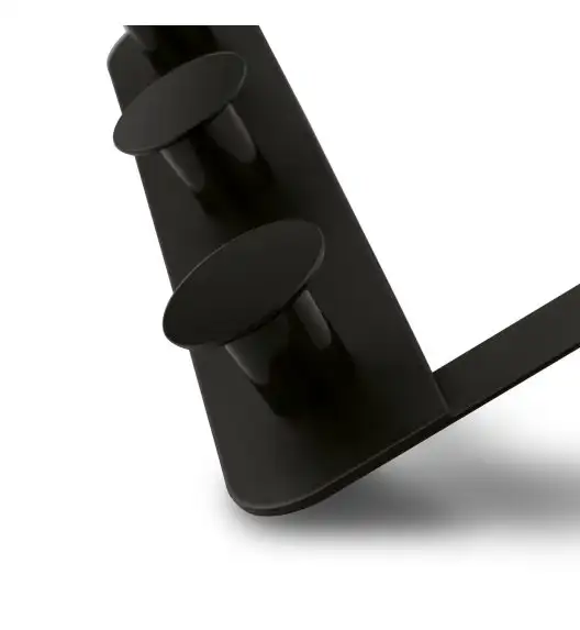 TADAR WIESZAK NA DRZWI 3 HAKI CZARNY 30x20 CM