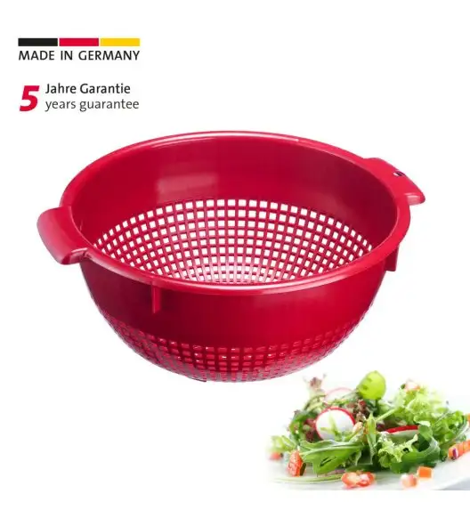 WESTMARK Durszlak 24 cm tworzywo sztuczne, czerwony