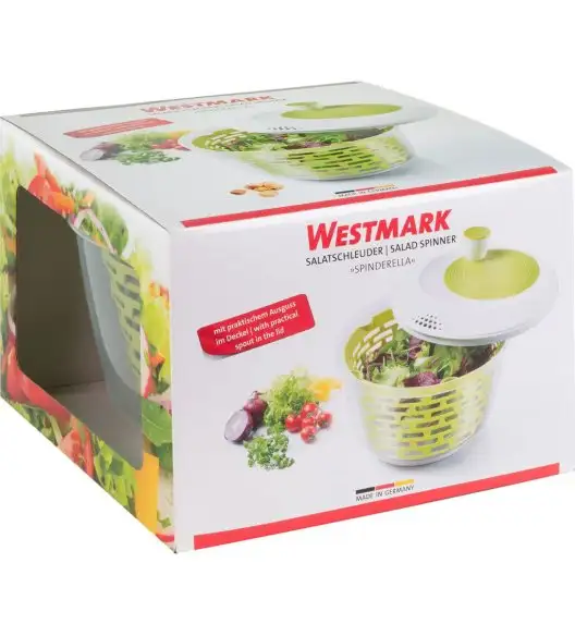 WESTMARK SPINDERELLA Wirówka do sałaty 4,4 l antypoślizgowa zielona