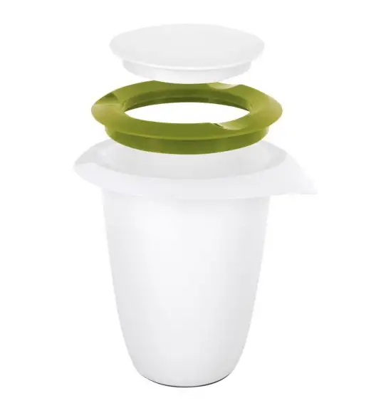 WESTMARK Miska do ubijania z dwuczęściową pokrywką 1 l zielono-biała