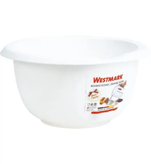WESTMARK Miska do mieszania bez pokrywy 2,5 l, biała