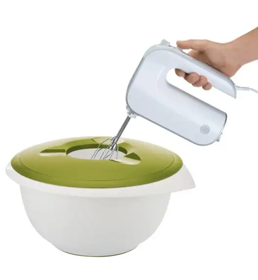 WESTMARK Miska do mieszania z dwuczęściową pokrywą, 3,5 l biało-zielona