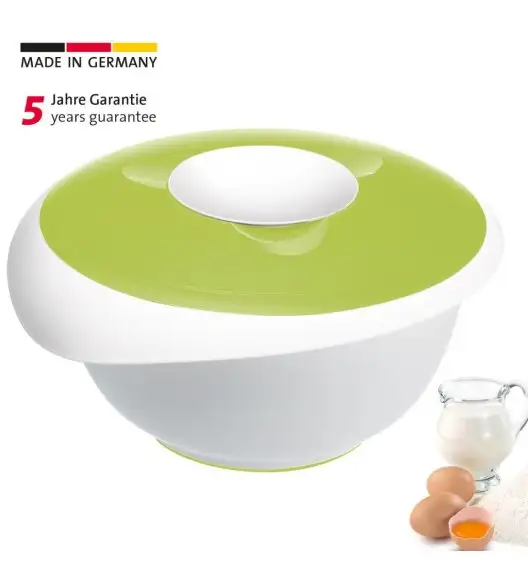 WESTMARK Miska do mieszania z dwuczęściową pokrywą, 3,5 l biało-zielona