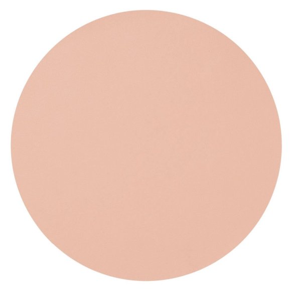 ZELLER | Podkładka imitacja skóry pudrowy róż Ø38cm