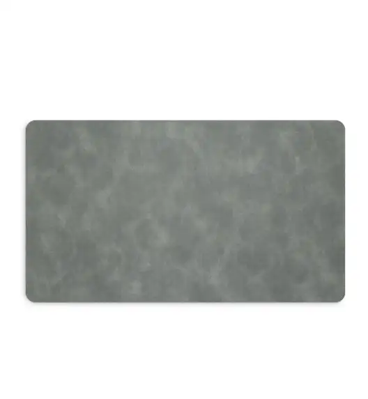 ZELLER | Podkładka na biurko imitacja skóry szara 70x40cm