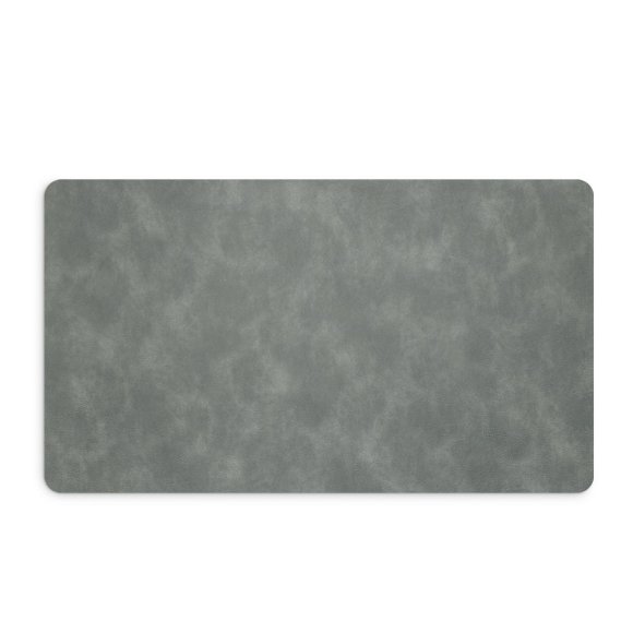 ZELLER | Podkładka na biurko imitacja skóry szara 70x40cm