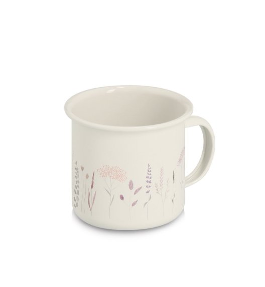 ZELLER FLOWERS Kubek 320 ml Ø9x8cm metalowy