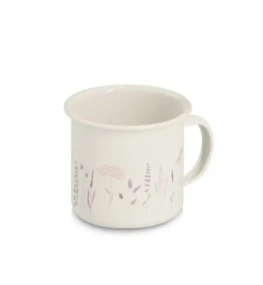 ZELLER FLOWERS Kubek 320 ml Ø9x8cm metalowy