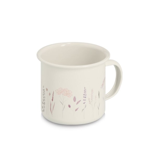 ZELLER FLOWERS Kubek 320 ml Ø9x8cm metalowy