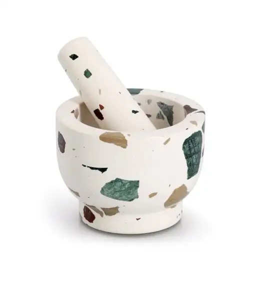 ZELLER Moździeż + tłuczek lastryko Ø12x9cm