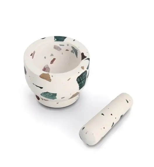 ZELLER Moździeż + tłuczek lastryko Ø12x9cm