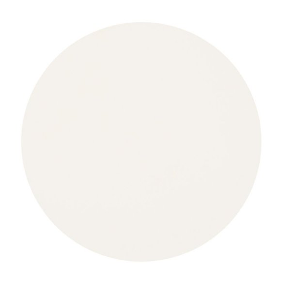 ZELLER Podkładka imitacja skóry biała Ø38cm