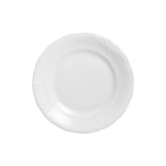 CHODZIEŻ FRYDERYKA BIAŁA C001 Talerz płytki 19 cm / porcelana